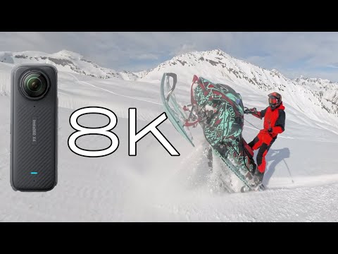 Snowmobiling in 8K? The Insta360 X4