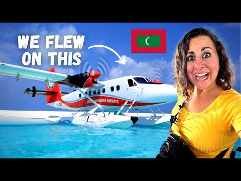 Our FIRST Seaplane Flight and it was SPECTACULAR | Maldives Travel Day Vlog 🇲🇻