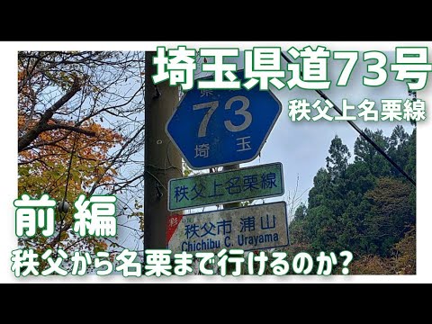 【ドライブ動画】埼玉県道73号 秩父上名栗線　秩父から名栗まで行けるのか？前編