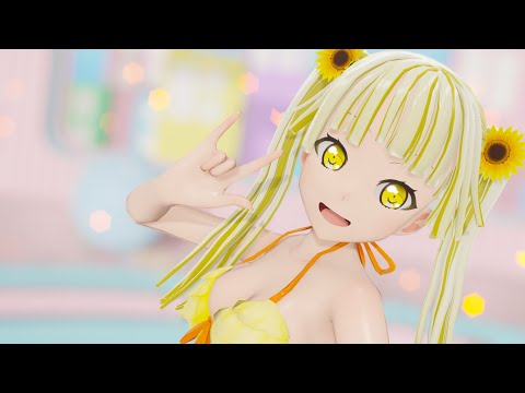 【MMDバンドリ】アゲアゲアゲイン/弦巻こころ(水着衣装)【4K】