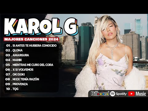 Karol G Mix Éxitos 2024 - Lo Más Popular de Karol G 2024 - Mejores Canciones de Karol G