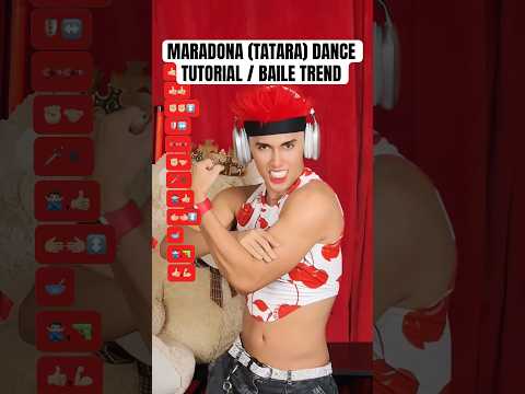 MARADONA (TATARA) DANCE TUTORIAL / BAILE TREND Y VIRAL #shorts #shortdancevideo