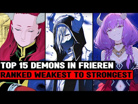 ALL 15 Named Demons in Frieren RANKED & EXPLAINED