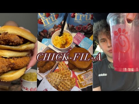 chick-fil-a mukbang tiktok compilation