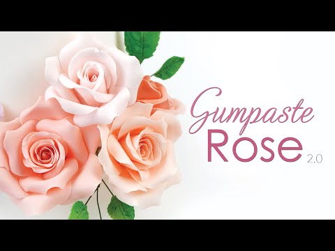 Gumpaste Rose Tutorial - Sugar Flowers