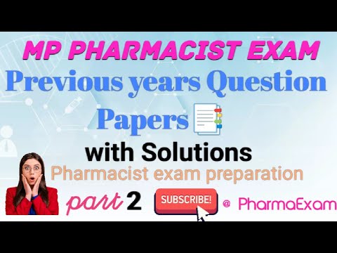 Pharmacist Exam preparation| Previous years question #mppeb #pharmacistexampreparation #osssc#aiims