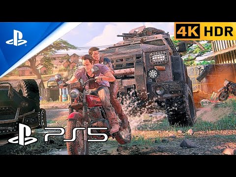 (PS5) THE BEST CHASE IN GAMING HISTORY - Uncharted 4: A Thief's End [4K HDR]