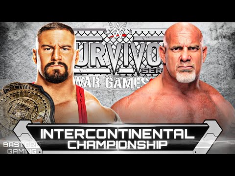 WWE 2K24 | Bron Breakker VS Goldberg - WWE Intercontinental Championship | Survivor Series