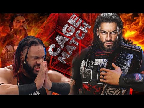 Roman Reigns vs Jacob Fatu Steel Cage Match in Smackdown Live Today | Highlights - WWE 2024