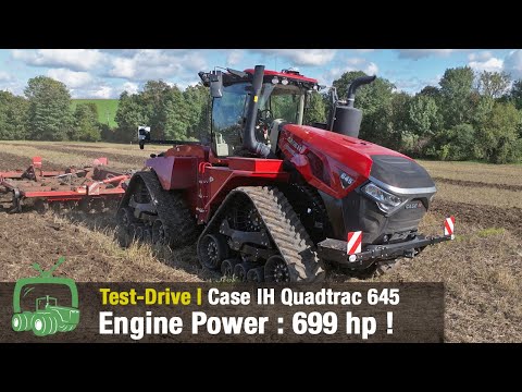 Case IH Quadtrac 645 | Test Drive | Tracked Tractor | 699 HP | + Update: Case IH AF10 & AF11