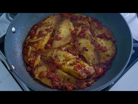 Simple Pan-Fried Tilapia in Tomato Sauce