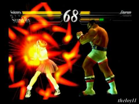 Street Fighter EX3 - (Sakura) Syungoku-Satsu, Nekketsu-Hadou-Ken & Genki-Ichiban super moves