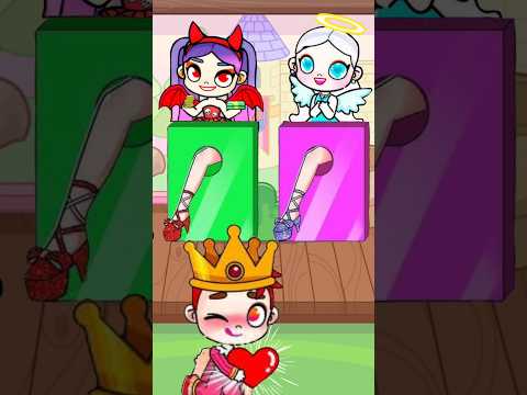 Angels and Demons choose boyfriend Avatar World Pazu #shorts #avatarworldstory