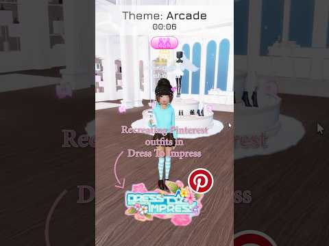 RECREATING PINTEREST OUTFITS IN DRESS TO IMPRESS #roblox #dresstoimpress #edit #viral #dti #trending