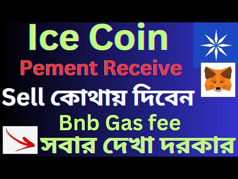 Ice coin withdrawal pement receive, how much bnb gas fee needed, ice coin mexc exchange sell process