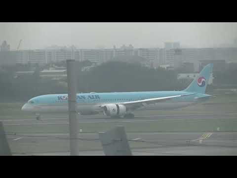 大韓航空 Korean Air 787-10(HL8536) KE-185 仁川(ICN)→桃園(TPE) landing