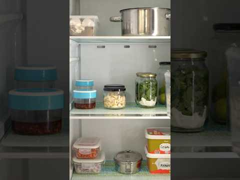 Organize Your Fridge for FREE with Waste Items at Home #simplifyyourspace #shorts