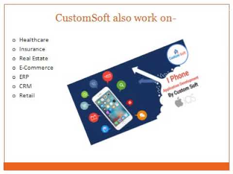 I phone application development by CustomSoft