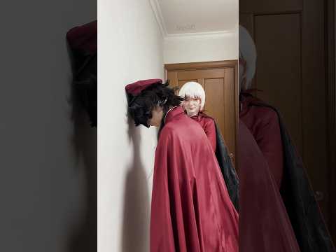 Tecchou tried to press Jouno against the wall, but- #cosplay #bungoustraydogs #suegiku #saihiro #bsd