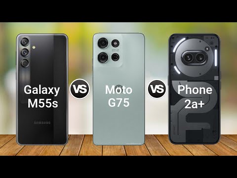 Samsung Galaxy M55s vs Moto G75 vs Nothing Phone 2a Plus