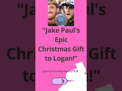 Jake Paul's Epic Christmas Gift to Logan! #JakePaul #LoganPaul #ChristmasGift