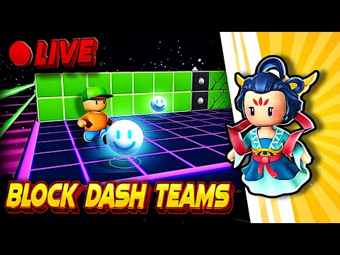 🔴 Block Dash Teams LIVE🔥| EU Server🌍 | Stumble Guys🥊| #stumbleguys #blockdash