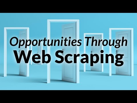 How to make opportunities fall into your lap (with web scraping)