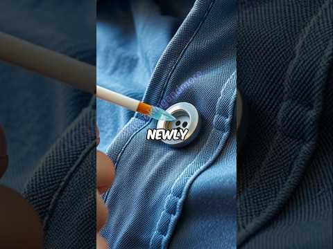 How to Secure your buttons for longer #facts #hack #homehacks #viralshorts #shortsvideo #shorts