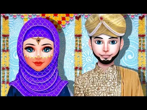 Kashmiri - Indian Hijab Girl Wedding, Dressup and Makeup Salon