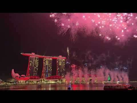 🇸🇬Singapore New Year celebration on merina bay #trending #happynewyear #singapore #trending