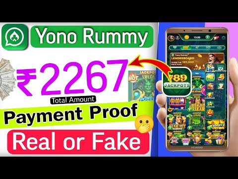 Yono Rummy App Real or Fake !! Yono Rummy Payment Proof !! yono game jungle delight