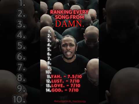 Rating DAMN. by Kendrick Lamar 🔥 #rap #kendricklamar #hiphop