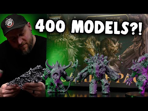 Checking out models from the new Dungeons & Lasers Kickstarter World of Deuslair 5E