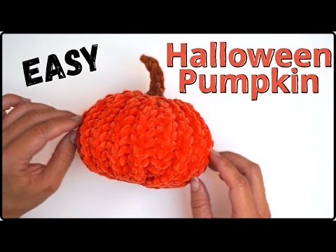 How to Crochet a PUMPKIN for Beginners Step-by-Step