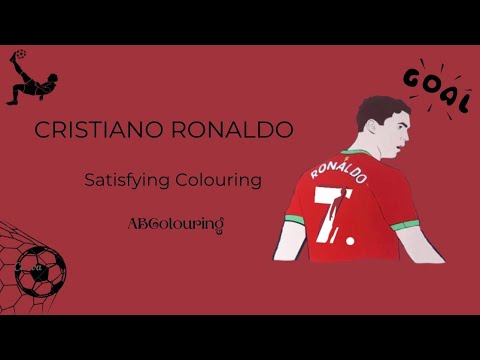 CRSTIANO RONALDO SATISFYING COLOURING |ABColouring |