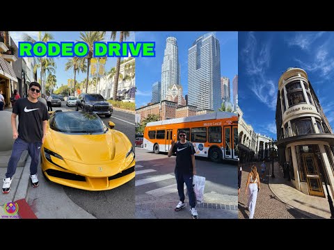 THE MOST EXPENSIVE STREET in the WORLD - RODEO DRIVE, LOS ANGELES !!