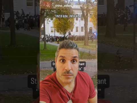 Antisemitism in USA of students at Harvard university protest #antisemitism #israel #standwithus