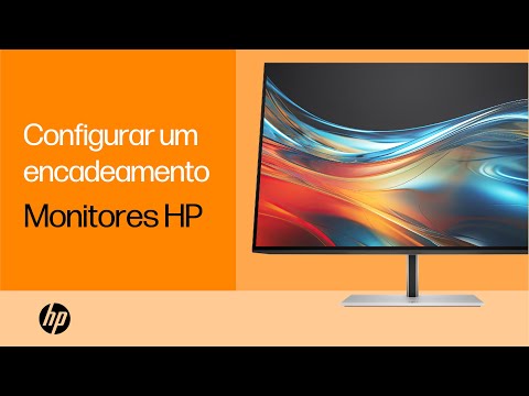 Configurar um encadeamento | Monitores HP | HP Support