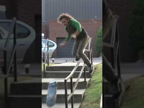 Skateboarder Sacks Handrail Into The 4th Dimension