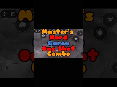 Master hard garou combo#strongestbattlegrounds #roblox