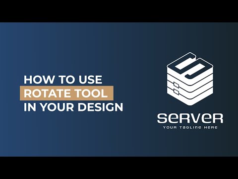 How To Design A Logo By Using Rotate Tool | Adobe Illustrator Tutorial