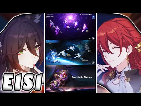 I used E1S1 Fugue and Himeko to CLEAR ALL CONTENT IN HONKAI: STAR RAIL.