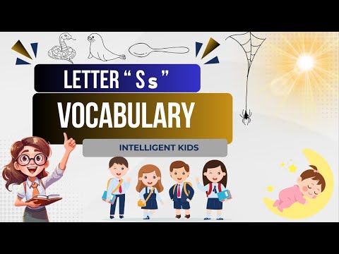 Words That Start With Letter Ss | s words | Learn Letter s | s word vocabulary | phonic sounds | Ss