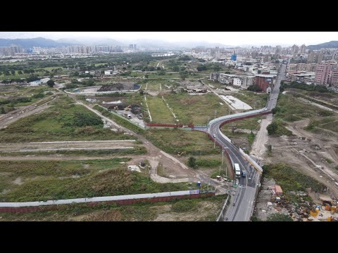 空拍  新莊塭仔圳  莊泰路  施工現況  20241110