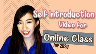 Self Introduction for Online Class | Sankei Online English 2020