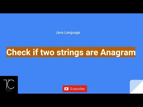 1.Anagram Strings Java Program || Interview Questions