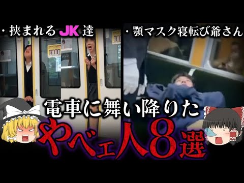 【ゆっくり解説】電車に現れたヤバい人8選！