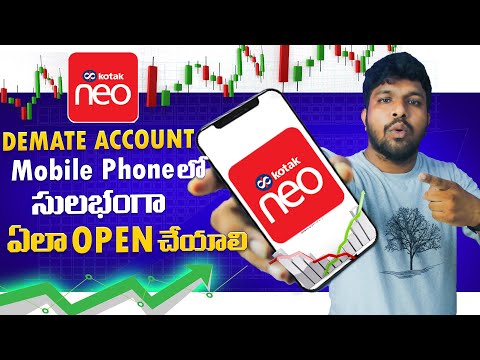 How To Create Kotak Neo Demat Account Telugu | How To Open Kotak Neo Demat Account In 2024