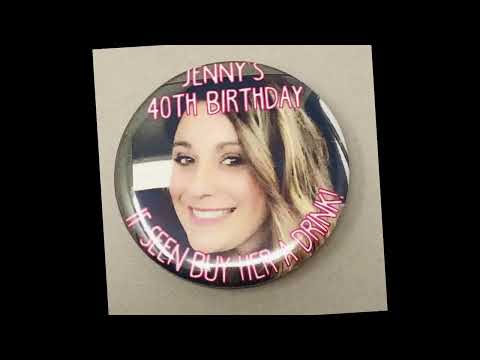 HOW YO BUY 5.8 CM Custom Your Phot Personalized Name Birth Date Lapel Acry Jewelry Best Friend Gifts