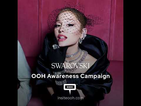 Ariana Grande Shines in Swarovski Millenia on Dubai’s DOOH